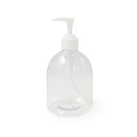 500ML ROUNDED PET BOTTLE WITH HAND PUMP